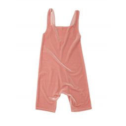 Velvet Jumpsuit - Light Pink
