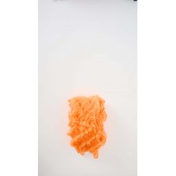 Balloon Shibori Scarf - Neon Orange
