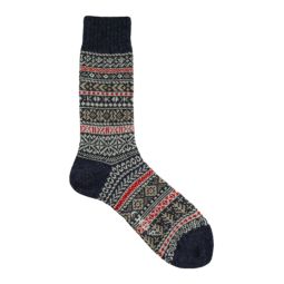 Chup QUIET FOREST Wool socks - DENIM