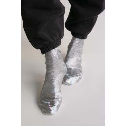 Maria La Rosa Hologram Socks - Metallic