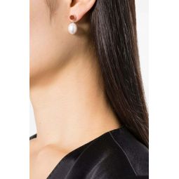 Neue Pearl Earrings - Red Jasper