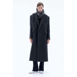 tailored coat - ANTHRACITE MELANGE