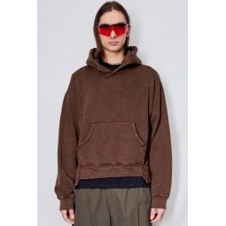 Garment Dye Pullover Hoodie - Brown