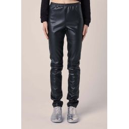 Faux leather leggings - Black