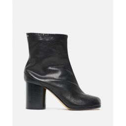 Tabi Leather Ankle Boots - Black