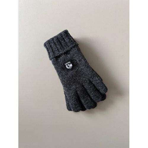  Basic Mens Shetland Wool Glove - Charcoal