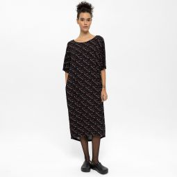 Relaxed Dress - Zodiac Signs Pattern