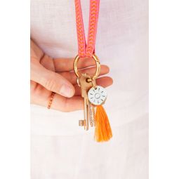 band zahra candy keychain - Pink/Orange