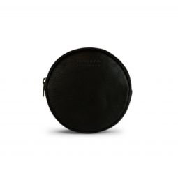 Luna purse soft grain leather bag - black