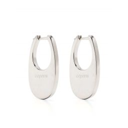 Medium Swipe Earrings - Silver