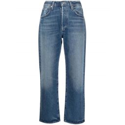 Emery Crop Relaxed Jean - Oasis