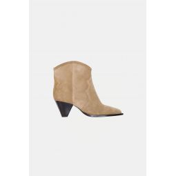 Darizo Suede Ankle Boots - Taupe