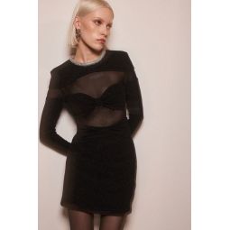 Simone Mini Dress - Black