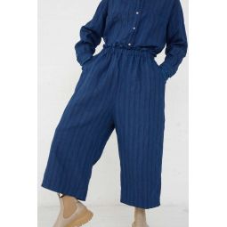 Linen Pants - blue