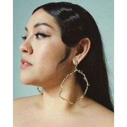 Big Drip Drops Earrings - Gold/Bronze