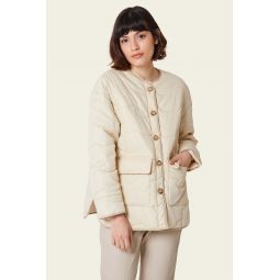 Mica Quilted Jacket - Warm Sand