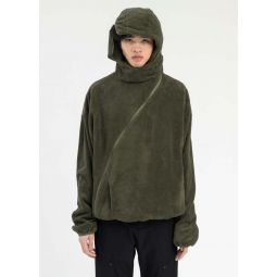 Post Archive Faction (Paf) 5.1 Hoodie Center - Olive Green