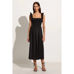 the Brand Sameera Midi Dress - Black