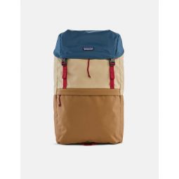 Fieldsmith Lid Pack Patchwork Backpack - Coriander Brown
