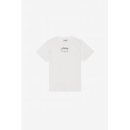Thin Jersey Relaxed O-neck T-shirt - Bright White