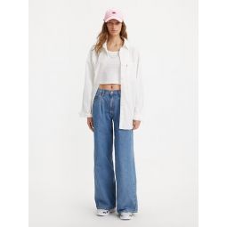 Baggy Dad Wide Leg Cause and Effect Jean - Blue