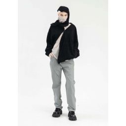POST ARCHIVE FACTION (PAF) 5.1 HOODIE CENTER - BLACK