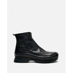 Full Grain Soft Horse Leather Boots - Black