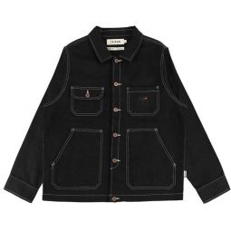 work jacket - black contrast stitch