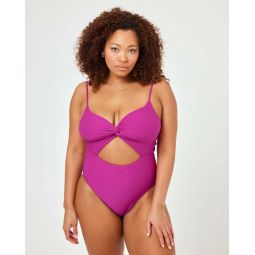 L*Space Eco Chic Repreve Kyslee One Piece Swimsuit - Berry