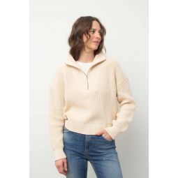 Cropped Troyer Sweater