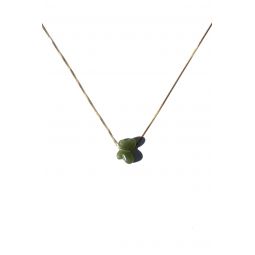 Butterfly jade pendant necklace