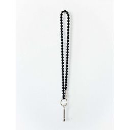 Ina.seifart Perlen Long Keychain - Black