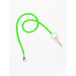 Ina.seifart Perlen Long Keychain - Neon Green