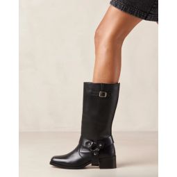 Rocky Leather Boots - Black