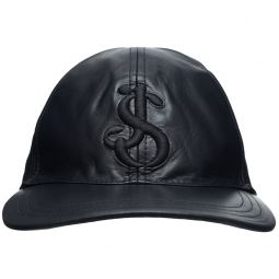 Leather Cap - Black