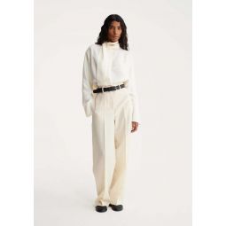 Wide Leg Trousers - Off White