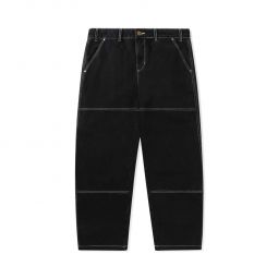 Work Double Knee Pants - Washed Black