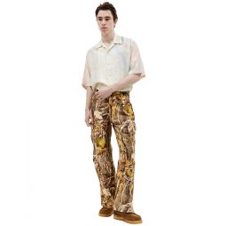 Tree printed Cargo Trousers - Multicolor