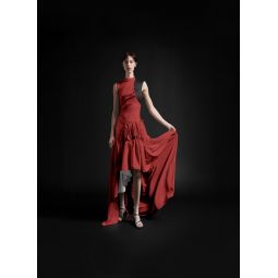 Paulene Dress - Sangria