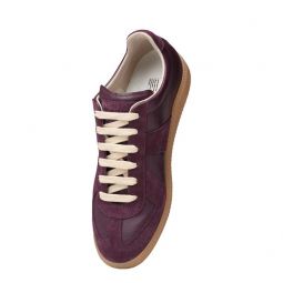 Leather Replica Sneakers - Merlot