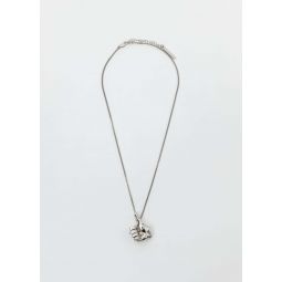 Mini Thumbs Up Pendant Necklace - Silver