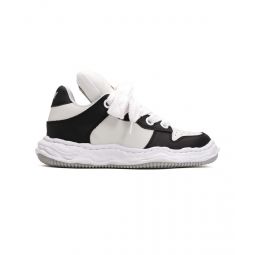 Wayne Low-Top Puffer Sneakers - Black/White
