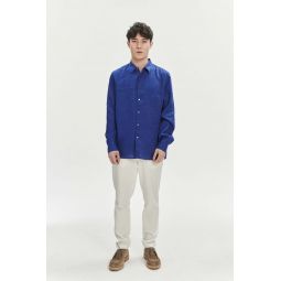 Feel Good in a Soft and Airy Shirt - Cobalt Blue
