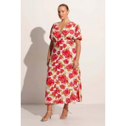 the Brand Bellavista Midi Dress - Isadora Floral Red