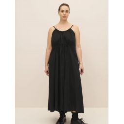 Maya Dress - Black Cotton