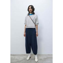 Cotton Knited Pants - Navy