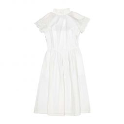 Virginia Dress - White Broderie Anglaise