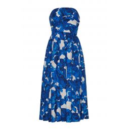 Daria Dress - Floral Garden Blue