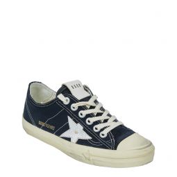 Deluxe Brand V-Star Canvas Sneakers - Navy Blue