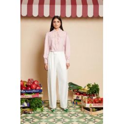 Dylan Pearl Trousers - Pearl Ivory